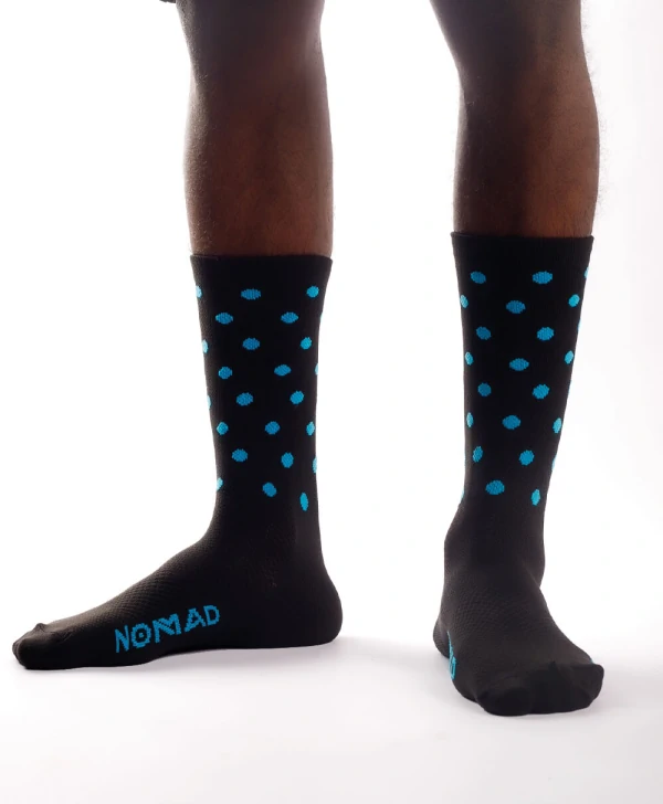 Meia Racing Dots Nomad