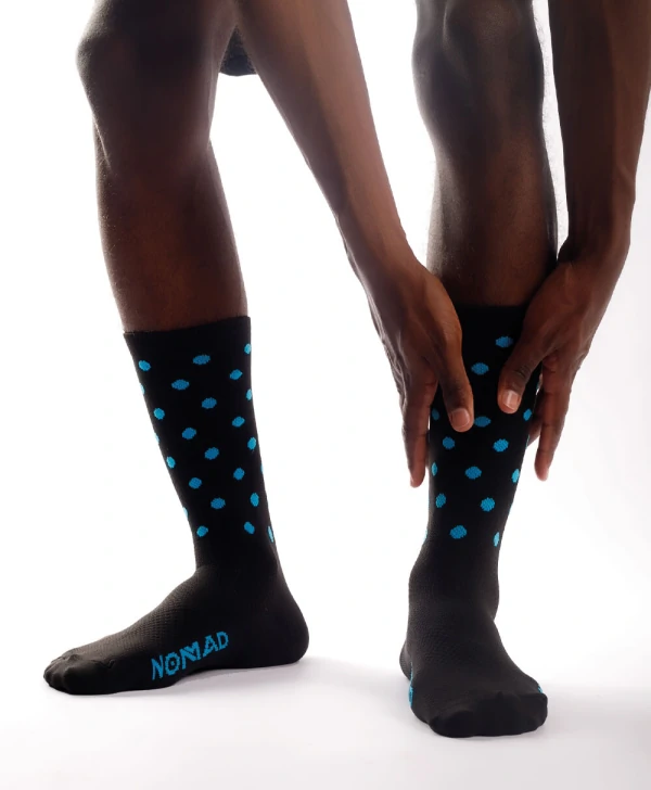 Meia Racing Dots Nomad