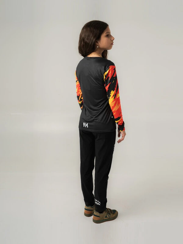 Camisa Enduro Grom Flame Manga Longa