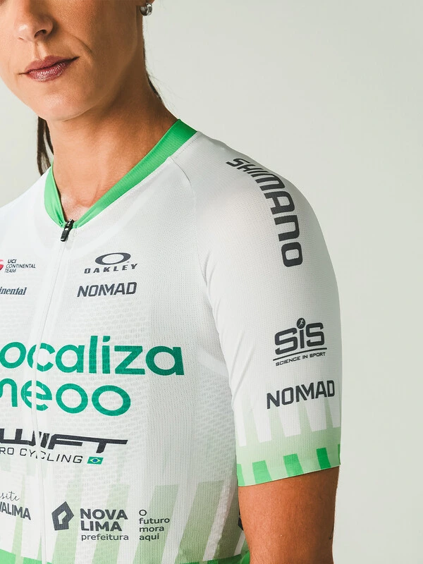 Jersey Localiza Meoo Swift Pro Cycling For Fans Feminina