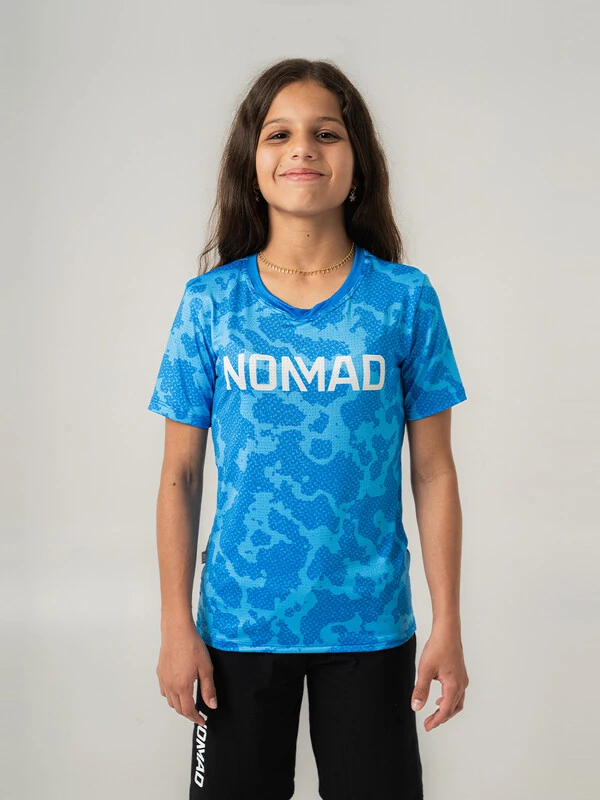 Camisa Enduro Grom Aqua Manga Curta