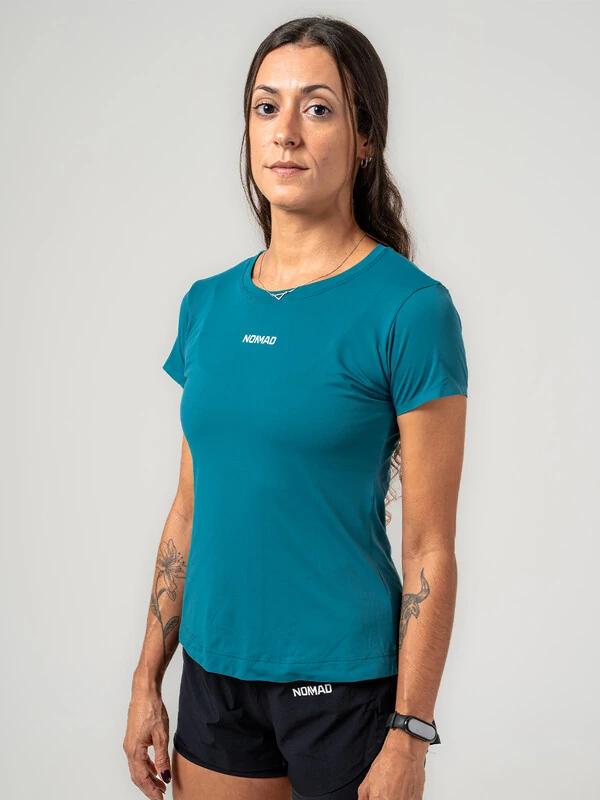 Kit Running Feminino Nomad – Camisa, Short e Meia