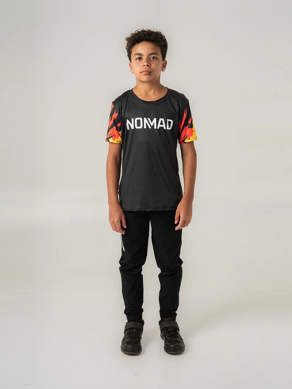 Camisa Enduro Grom Flame Manga Curta