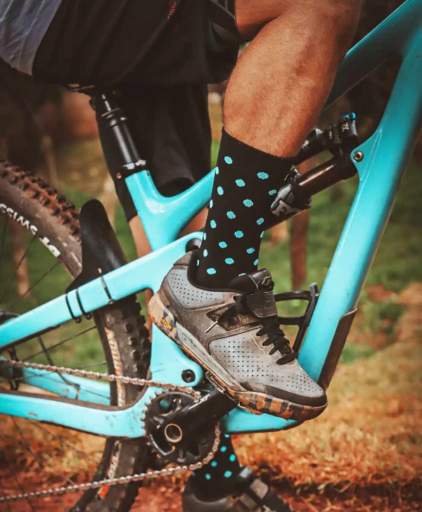 Meia Racing Dots Nomad