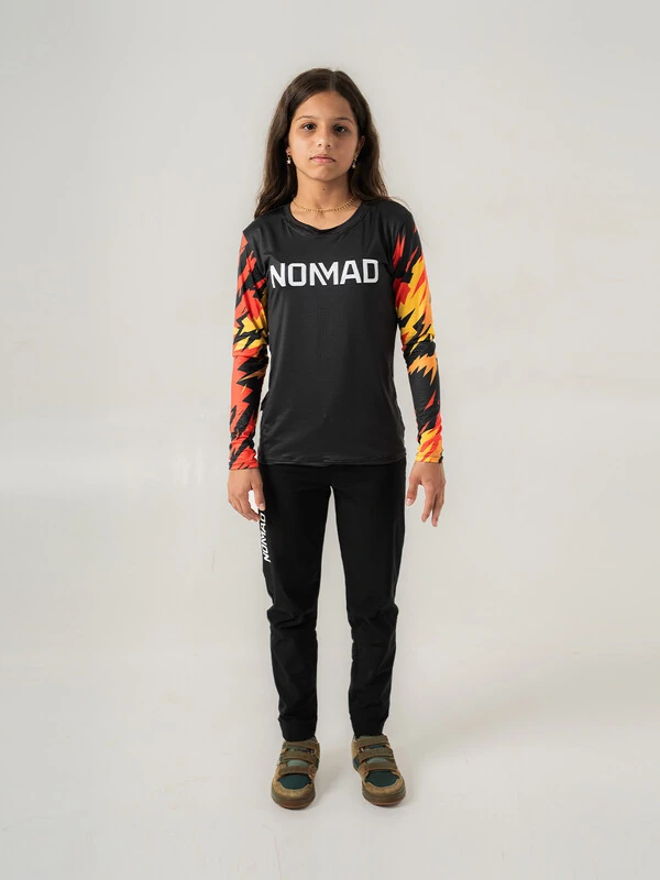 Camisa Enduro Grom Flame Manga Longa
