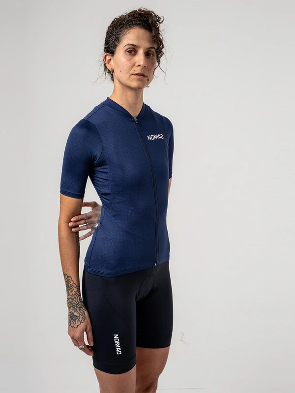 Combo Ciclismo Feminino Nomad Core | Jersey, Bretelle e Meia