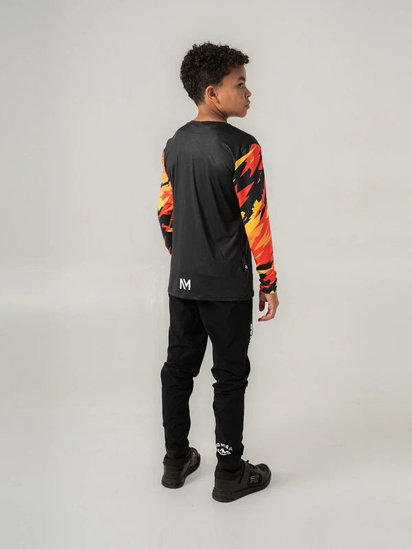 Camisa Enduro Grom Flame Manga Longa