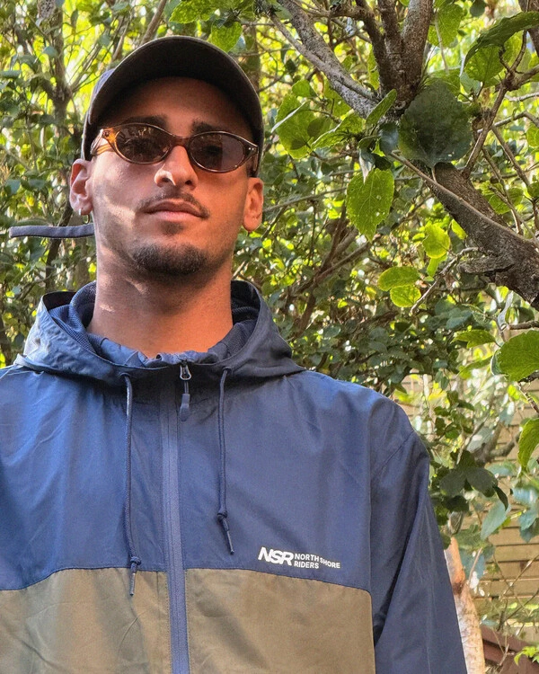 Jaqueta Windbreaker Logo Navy / Green