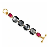 Pulseira Resina e Cristal