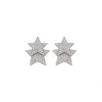 Brinco Ear Jacket Estrelas