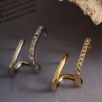 Ear Hook Fileira Lisa e Cravejada