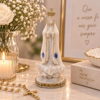 Nossa Senhora de Fátima Decoupage Resina
