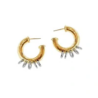 Argola Duo com Pingentes