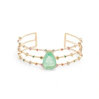 Bracelete Gota Turmalina e Zircônias Rainbow