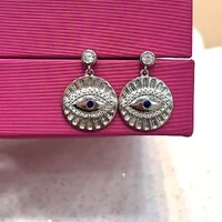 Brinco Olho Grego Prata 925