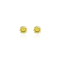 Brinco Ponto de Luz Fancy Yellow