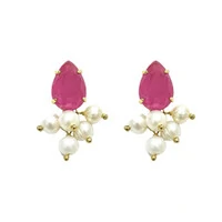 Brinco Gota Pink Fusion