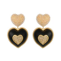 Brinco Duplo Heart