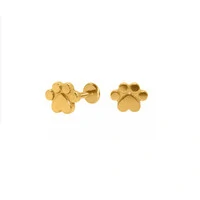 Piercing Labret Titânio PVD Patinha