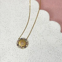 Colar Nossa Senhora Aparecida Prata 925