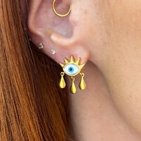 Brinco Olho Grego Gotinhas