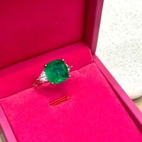 Anel Esmeralda Fusion Prata 925