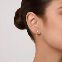 Brinco Fio Ponto de Luz Prata 925