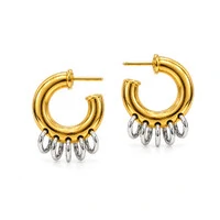 Argola Duo com Pingentes