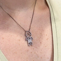 Colar Menino Grande Cravejado