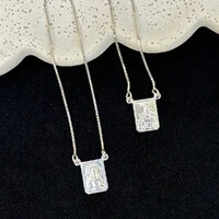 Escapulário Tradicional Sagrado Coração e Nsra. do Carmo Prata 925