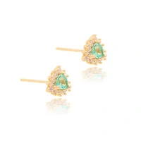 Brinco Triângulo Turmalina