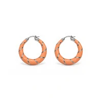 Argola Esmaltada Caracol Prata 925