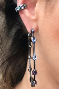 Argola com Formas Coloridas