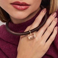 Pingente Retangular Zircônia