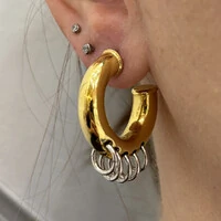 Argola Duo com Pingentes