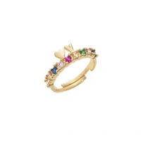 Anel Rainbow, Heart e Inicial