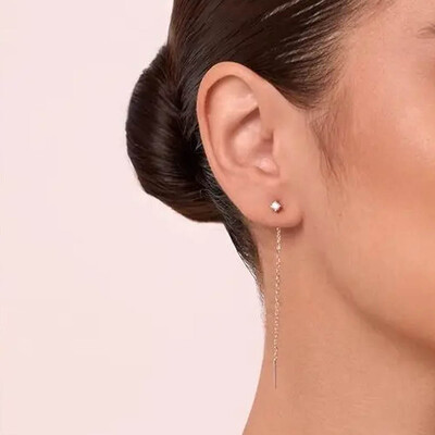 FotoBrinco Fio Passante Ponto de Luz em Prata 925