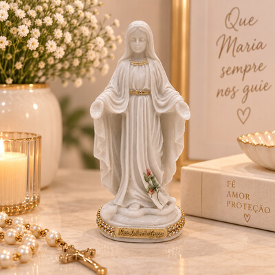Foto Nossa Senhora das Graças Decoupage Resina