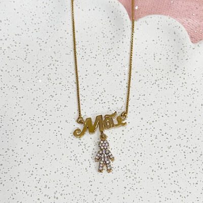 Foto Colar Mãe Menino