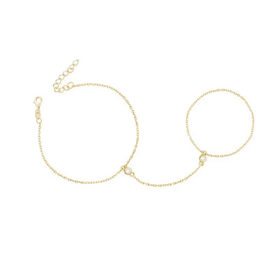 Foto Pulseira de Mão em Prata 925