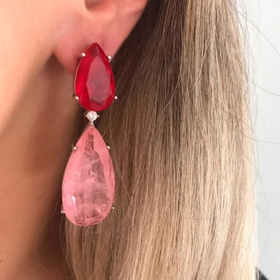 FotoBrinco Requinte Gota Rosa e Rubi Fusion