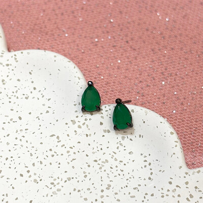 Foto Brinco Mini Gotinha Esmeralda
