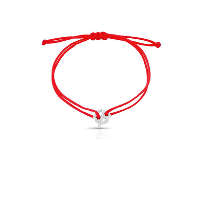 Foto Pulseira Fio Encerado Trevo Prata 925