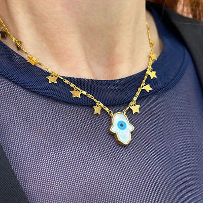 FotoColar Estrelas, Mão de Fátima e Olho Grego