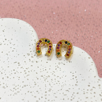 Foto Brinco Ferradura Prata 925