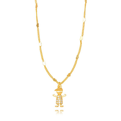 Foto Colar Corações e Menino