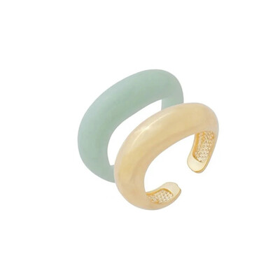 Foto Anel Duplo Resina