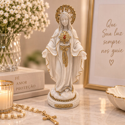 Foto Imaculado Coração de Maria Resina