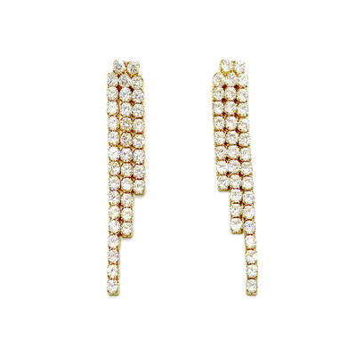 Foto Brinco Franja Glam