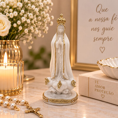 Foto Nossa Senhora de Fátima Resina
